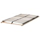 Option: LÖNSET slatted bed base, light wood, supportive, curved slats, 5 comfort zones.