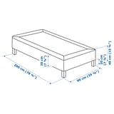 Illustration with measurements for the product: LYNGÖR.