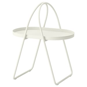 MÅBÄRSSKÄR Coffee table, outdoor indoor/white, 61x41 cm