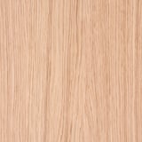 Close-up of a smooth, light wood veneer with fine grain patterns, highlighting the natural variations and quality texture of oak.