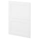 White kitchen cabinet door in modern minimalist style.