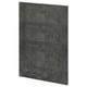 Grey concrete effect METOD cabinet door.
