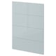 Modern grey-blue high-gloss cabinet door from ikeas METOD kitchen system.
