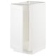 White METOD kitchen cabinet, rectangular shape, modern design.