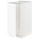 White METOD kitchen cabinet with square shape and modern design.