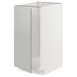 White METOD kitchen cabinet with clean, modern design.