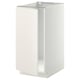 A white METOD kitchen cabinet from ikea. It’s rectangular with smooth edges and a modern design.