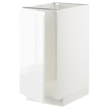 White METOD kitchen cabinet, modern design.