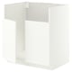 METOD Base cab f TALLSJÖN sink, white/Aspudden matt white, 80x60 cm