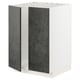 White and dark grey modern kitchen cabinet with minimalist design, featuring flat surfaces and clean lines.