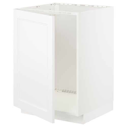 White METOD kitchen cabinet with clean lines and modern design.