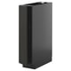 Black METOD kitchen cabinet, modern rectangular design in sleek matt finish.