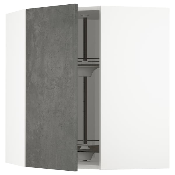 METOD kitchen unit: dark gray, modern, adjustable shelf.