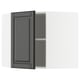 METOD kitchen unit with black beveled door, adjustable shelf.