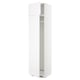 White METOD kitchen cabinet with adjustable shelves, sleek modern design.