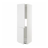 White METOD kitchen cabinet with 2 doors, adjustable shelf.