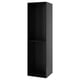 METOD: black kitchen cabinet with one shelf, sleek design.