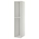 White METOD kitchen cabinet, tall, one shelf, adjustable shelving.