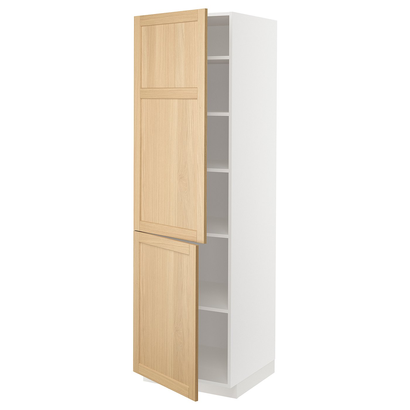 METOD high cabinet with shelves/2 doors