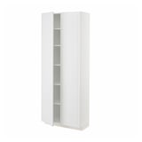 METOD white kitchen cabinet, rectangular with adjustable shelf, modern design, sleek finish.