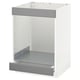 METOD white cabinet with grey drawer, modern square design.