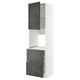 METOD kitchen unit in grey and white with two drawers and one cabinet.