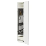 METOD kitchen cabinet. White, rectangular, modern design. Shelves, drawers, and adjustable compartments.
