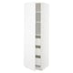 White METOD kitchen cabinet, two doors, adjustable shelves.