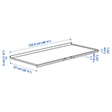 METOD Shelf protector, for sink cabinet, 128 cm