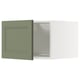 METOD wall cabinet, grey-green, square, modern.