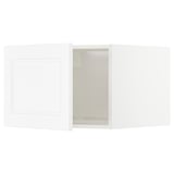 METOD kitchen unit in white. Modern design with square door, plastic foil.
