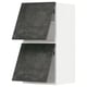 METOD kitchen unit with dark gray concrete effect doors.
