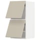 The METOD kitchen system with havstorp beige fronts, featuring a smooth, clean design.