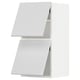 METOD kitchen cabinet, white gloss, sleek and modern.
