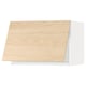 A light wood-colored kitchen cabinet from the METOD system with a sleek, minimalist design and white base.