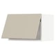 Beige METOD kitchen cabinet with sleek, flat surface. Rectangular shape, modern minimalist design.