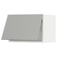 A modern grey flat-panel kitchen cabinet from the METOD series, displaying a sleek, minimalist design.