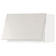 White rectangular kitchen cabinet with high gloss finish.