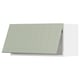 METOD kitchen cabinet in green. Rectangular, flat panel design. Sturdy particleboard frame.