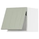 Modern green METOD kitchen cabinet with sleek design and medium tone wood finish.