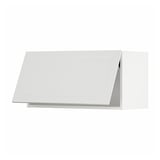 White METOD kitchen cabinet with stensund fronts, rectangular shape, minimalist design, and smooth surface.
