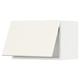Flat-panel, white cabinet from ikea METOD series.