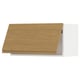 Wooden kitchen cabinet in oak, minimalist design with modern look.
