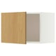 METOD Wall cabinet, white/Sinarp oak veneer, 60x40 cm