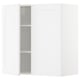 METOD wall cabinet, white, rectangular, modern design, adjustable shelves.