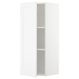 White METOD kitchen cabinet with one adjustable shelf, modern design.