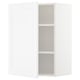 White METOD kitchen cabinet with adjustable shelves.