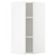 A white METOD wall cabinet with a rectangular design and adjustable shelves.
