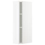 White METOD cabinet, modern kitchen storage, rectangular shape, sleek design, white finish.