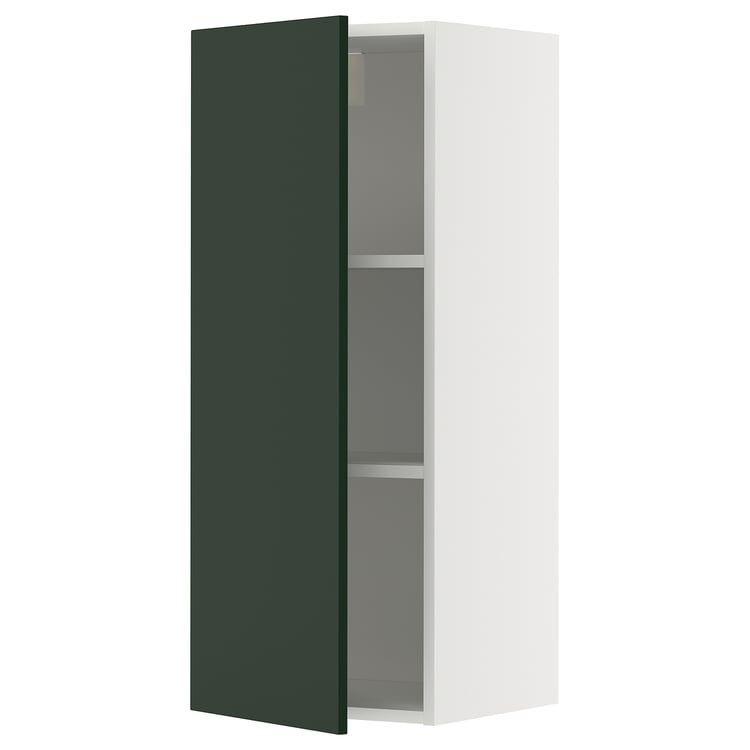 METOD Wall with shelves white/Havstorp deep green IKEA Austria